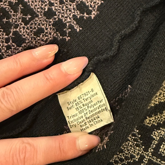 JOHNNY WAS BIYA black XL - Picture 4 of 9